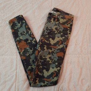 Hudson Los Angeles camo jeans